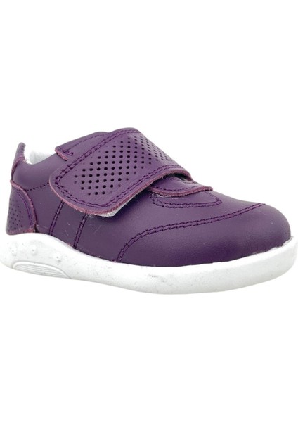 Scots Kız Ilk Adım Ayakkabısı Deri Spor Mor fiyatları