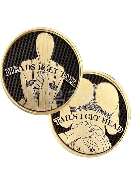 Funny Heads And Tails Coins Eğlenceli Kafa ve Kuyruk Paraları (Yurt Dışından)