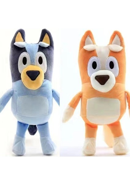 2 Adet Yeni Bebek Bluey Ailesi Peluş Bebek Çocuk Hediyesi (Yurt Dışından)