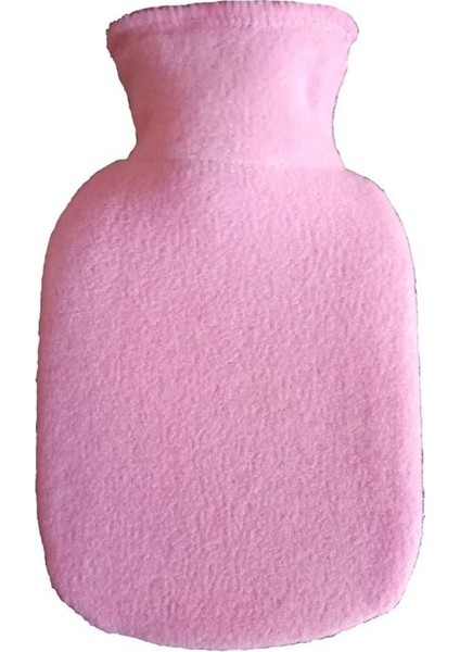 Sıcak Su Torbası,peluş Açık Pembe Renkli Termofor 23X15X2CM 250 ml