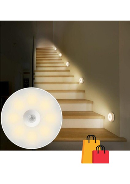 CT-5180 Sensörlü Mıknatıslı 3 Adet LED Kabinet Orijinal Yeni Tasarım