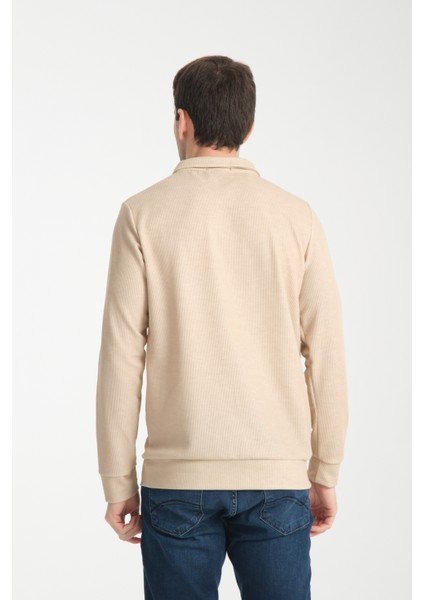 Erkek Yarım Fermuarlı Uzun Kol Sweatshirt 7702 indirimleri