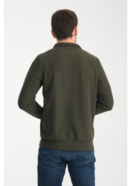 Erkek Yarım Fermuarlı Uzun Kol Sweatshirt 7702 indirimleri