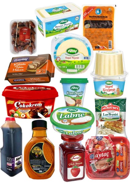 Ramazan Paketi Kumanya Lüks Sahur Paketi 14 Parça Ürün 7 kg