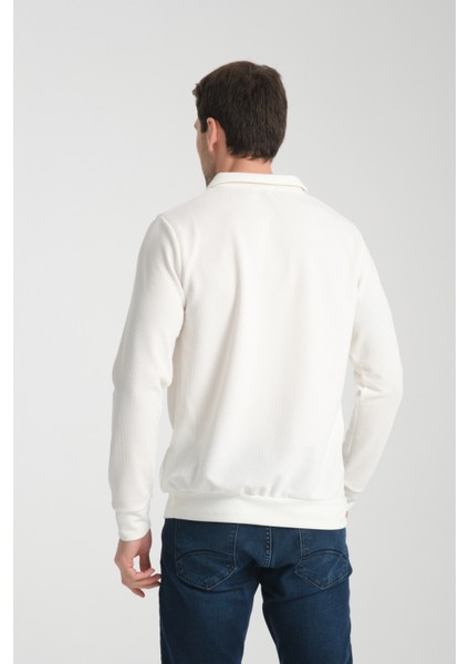 Erkek Yarım Fermuarlı Uzun Kol Sweatshirt 7702 indirimleri