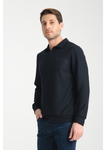 Erkek Yarım Fermuarlı Uzun Kol Sweatshirt 7702 fiyatları