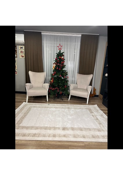 Nita 1203 Bej Modern Makina Halısı