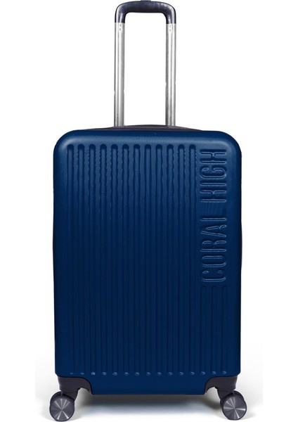 Abs Lacivert Orta Boy Valiz 16407