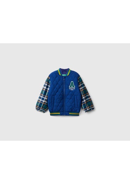 Bomber Erkek Çocuk Tam Fermuarlı Ceket 240XGN02U