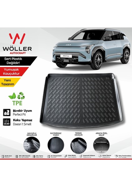Kia Ev3 Bagaj Havuzu 2024 Sonrası Uyumlu 3D Wöller Ultraflex Esnek