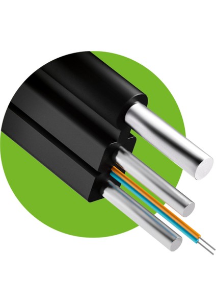 Fiber Optik Drop Kablo Askı Telli 1 Core (1000 Metre)