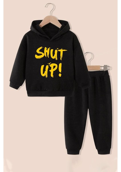 Uygun Tarz Çocuk Shut Up Eşofman Takımı