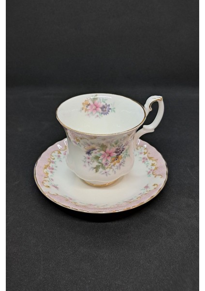 Serenity Bone China England Vintage Duble Kahve Fincanı 180 ml
