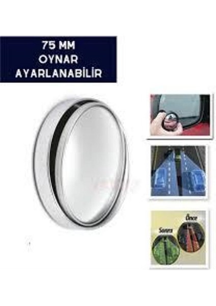 Ayna Kör Nokta Krom Elips Oynarlı