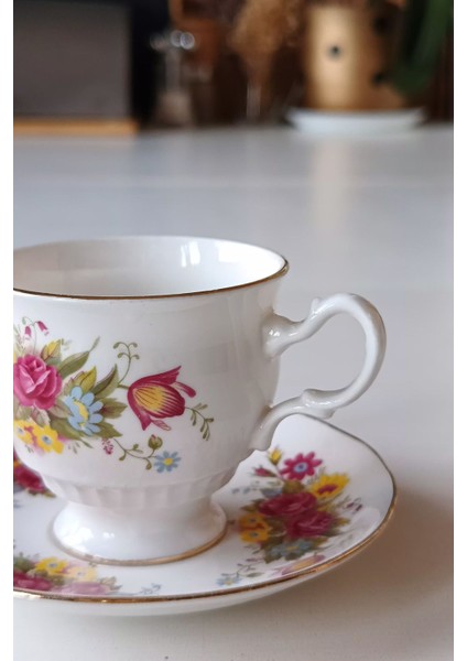 Royal Kent Bone China Staffordshire Ingiliz Vintage Kahve Fincanı fiyatları