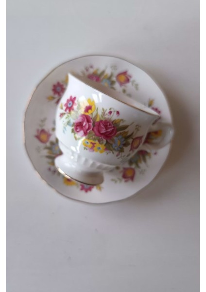 Royal Kent Bone China Staffordshire Ingiliz Vintage Kahve Fincanı modelleri