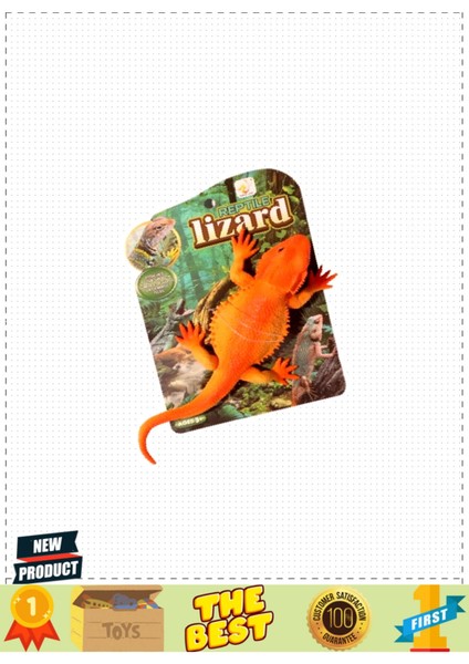 HJ058-1 Pvc Vantuzlu Duvar Kertenkelesi -Birliktoys Kız Erkek Çocuk Oyuncakları Eğitici Oyunc