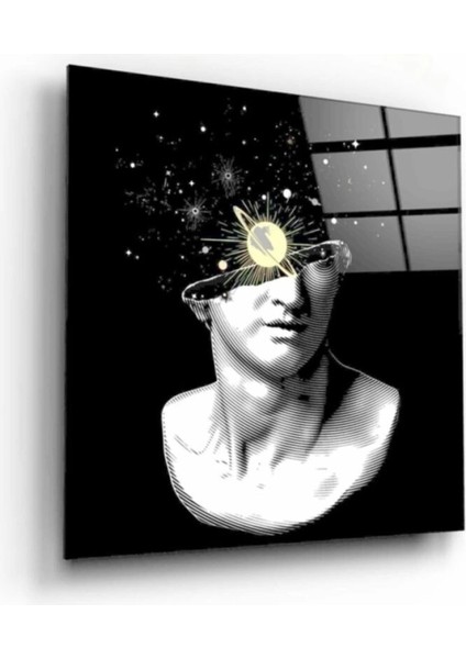 - Heykel Cam Tablo 50X50 cm modelleri