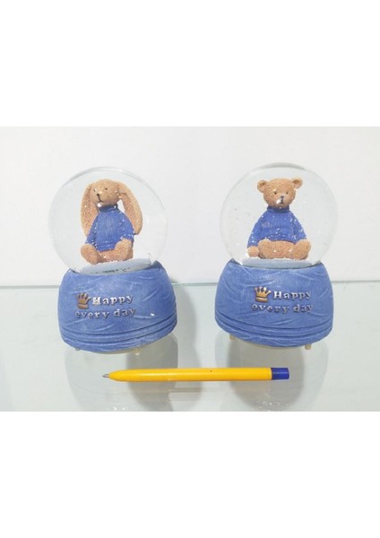 Müzikli ve Işıklı Kar Küresi 16CM 4171 Sol