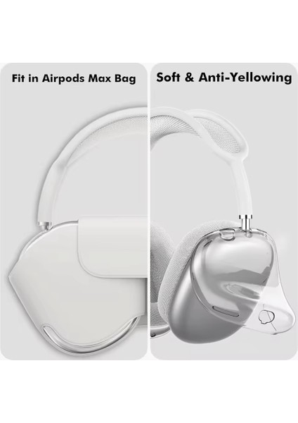 Airpods Max Uyumlu Kaliteli Koruyucu Şeffaf Renkli Kulaklık Koruyucu fiyatları