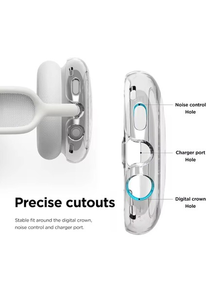Airpods Max Uyumlu Kaliteli Koruyucu Şeffaf Renkli Kulaklık Koruyucu modelleri