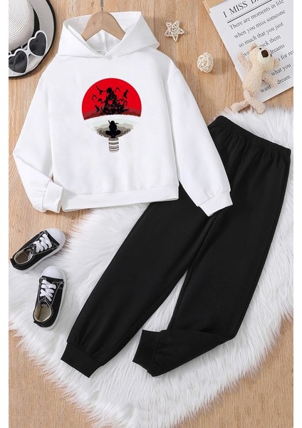 Uygun Tarz Çocuk Itachi Uchiha Eşofman Takımı