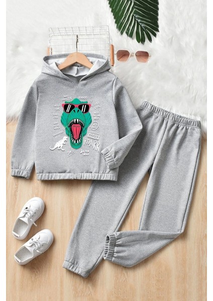 Uygun Tarz Çocuk T - Rex Eşofman Takımı