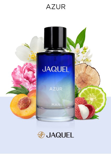Azur Erkek Parfüm 100ml, Çiçeksi-Meyveli, Liçi, Bergamot, Şeftali, Şakayık, Misk, Meşe Yosunu modelleri