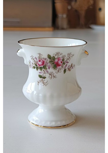 Nurantik Lavender Rose Antika Vazo 9 cm
