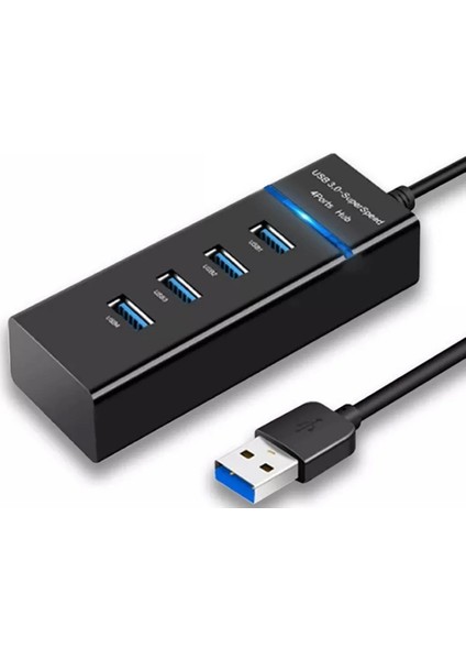 USB 3.0 High Speed 4 Port USB Çoklayıcı Hub 30CM Kablo