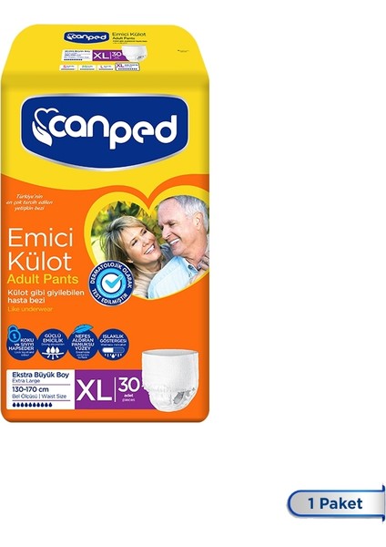 Emici Külot Extra Large 30'lu
