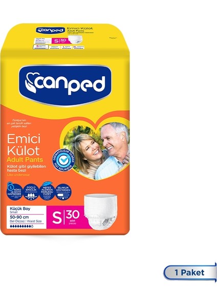 Emici Külot Küçük Boy (S) 30'lu