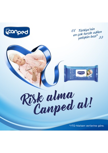 Vücut Temizleme Havlusu 48'li 6 Paket