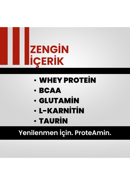 Formula Proteamin | Whey Protein - Bcaa - Glutamin | Latte Aromalı | 28 Porsiyon
