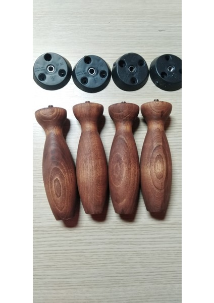 15 cm Cnc Meşe Konik Ayak.