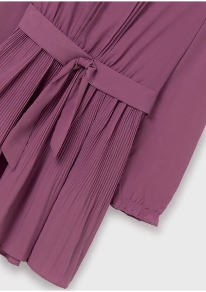 Kız Çocuk 10-16 Yaş Kemerli Krep Elbise fiyatları