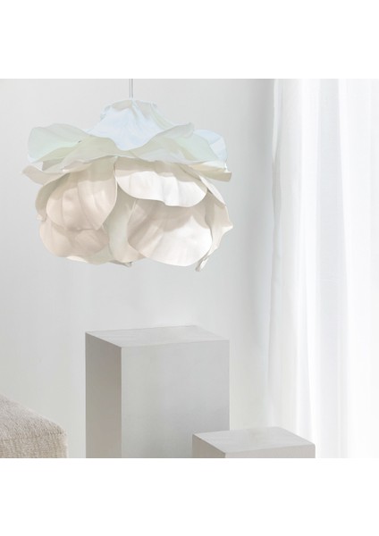 Modern Eva Anemon Beyaz Tasarım Sarkıt Avize 45 cm fiyatları