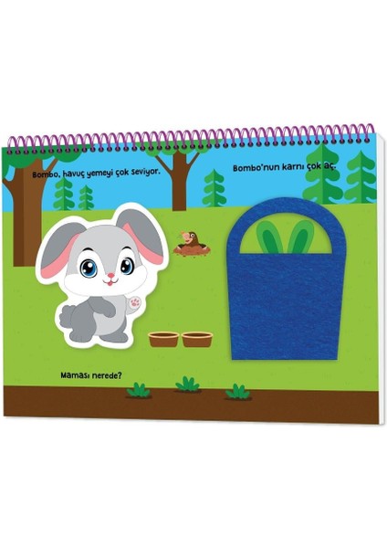 Ilk Cırt Cırtlı Keçeli Etkinlik Kitabım - Yemek Sevdiren Kitap (6-16 Ay) fırsatları