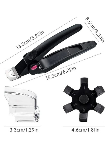 Tips Makası, Protez Tırnak, Takma Tırnak Kesme Makası Ayarlanabilir Özel U Tip fırsatları