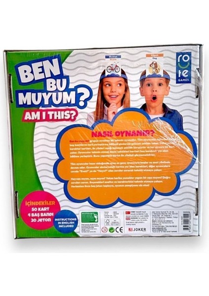 Am I Thıs? Ben Bu Muyum? Kutu Oyunu modelleri
