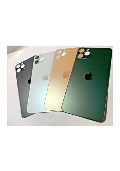 Apple iPhone Uyumlu 11 Pro Arka Pil Kapak Yeşil