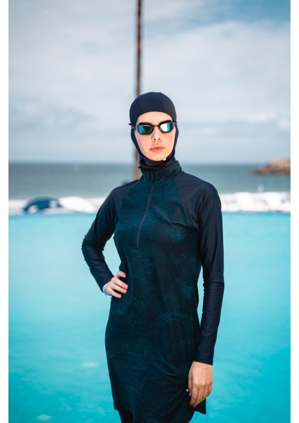 Nabaiji Burkini Mayo - Lacivert - 100 modelleri