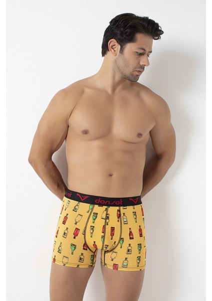 Erkek Desenli Boxer - 6'lı Özel Kutusunda Bohçalık Özel Paket modelleri