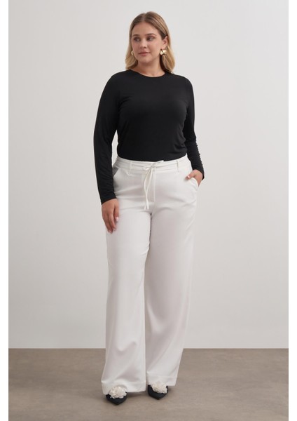Beli Lastikli Geniş Paça Pantolon modelleri