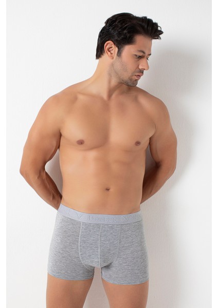 Gri Renk Erkek Boxer - 6'lı Set Paket Özel Kutusunda fiyatları
