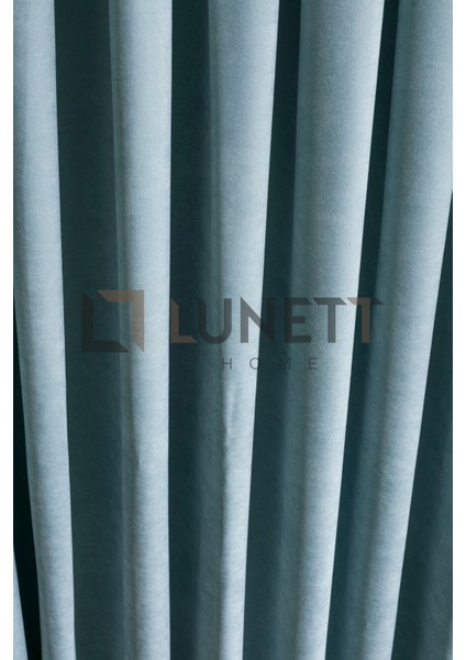 Kullanıma Hazır Mint Rengi Pilesiz Ekstraforlu Düz Dikim Fon Perde Tek Kanat 9244 modelleri