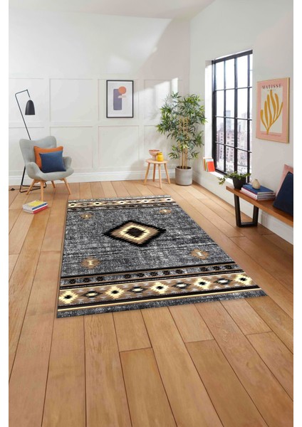 Dijital Baskılı Iskandinav Klasik Motif Yıkanabilir Yolluk Mutfak Salon Halısı, Iskandinav-56-Bej, indirimleri