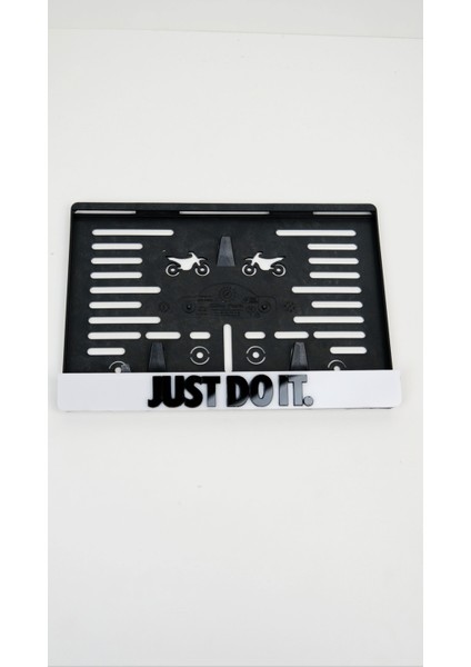Just Do It Pleksi Motor Plakalık