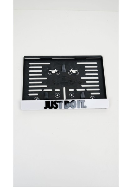 Just Do It Pleksi Motor Plakalık
