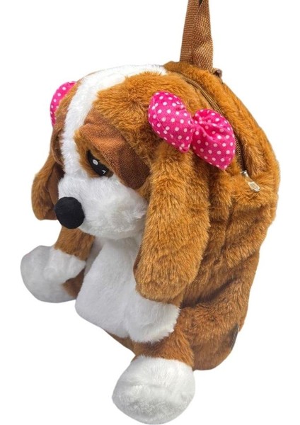 Peluş Üzgün Köpek Sıt Çantası 26 cm 23282 Kahverengi fiyatları